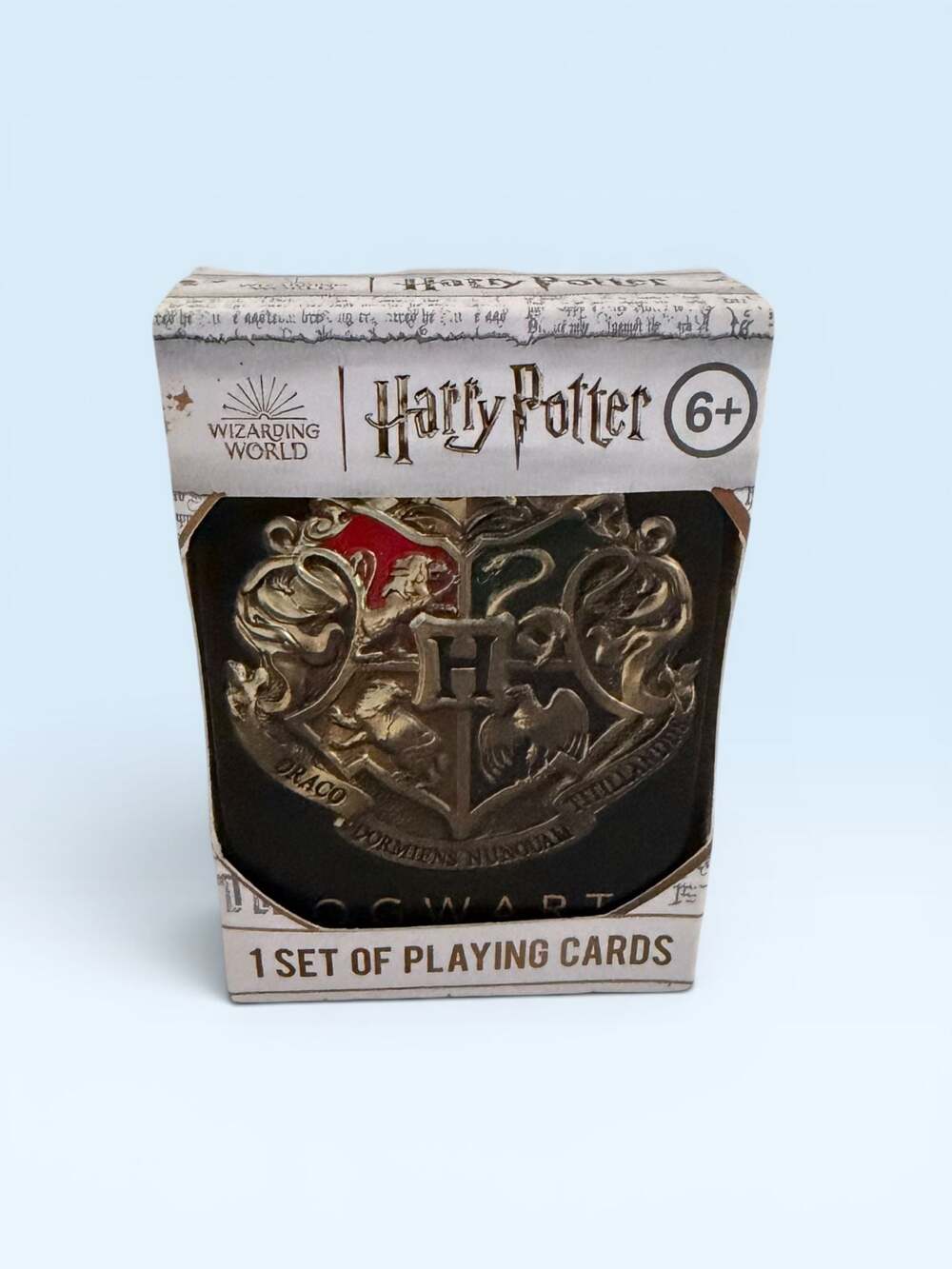Paladone Harry Potter Hogwarts Crest Playing Cards in Collectible Tin